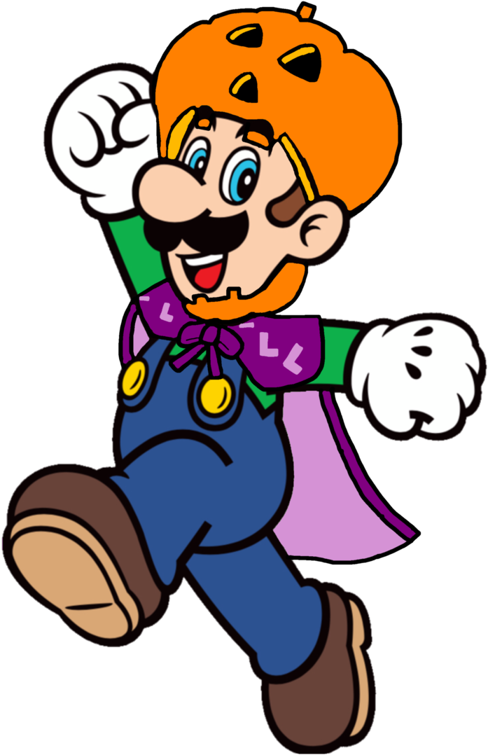 Halloween Luigi Clipart (729x1095), Png Download
