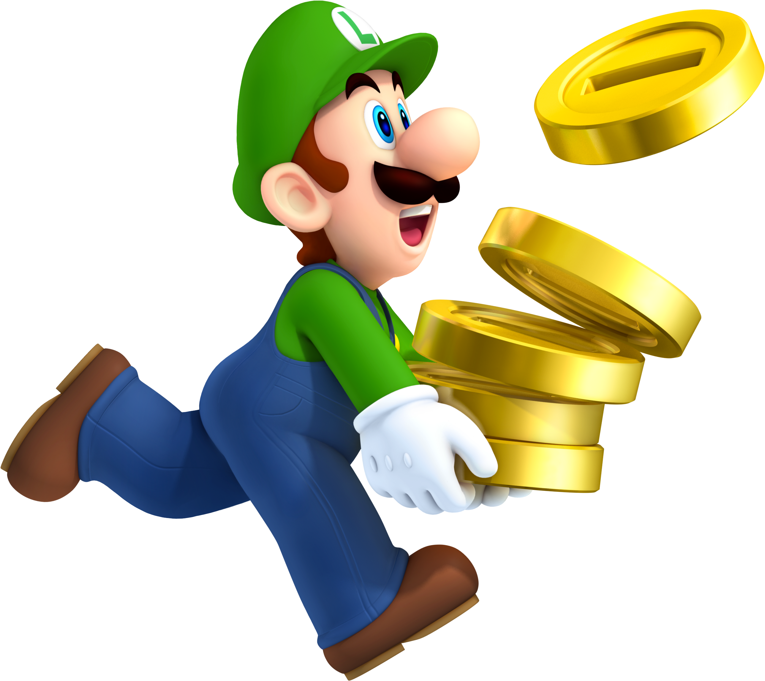 Luigi Clipart (2608x2328), Png Download