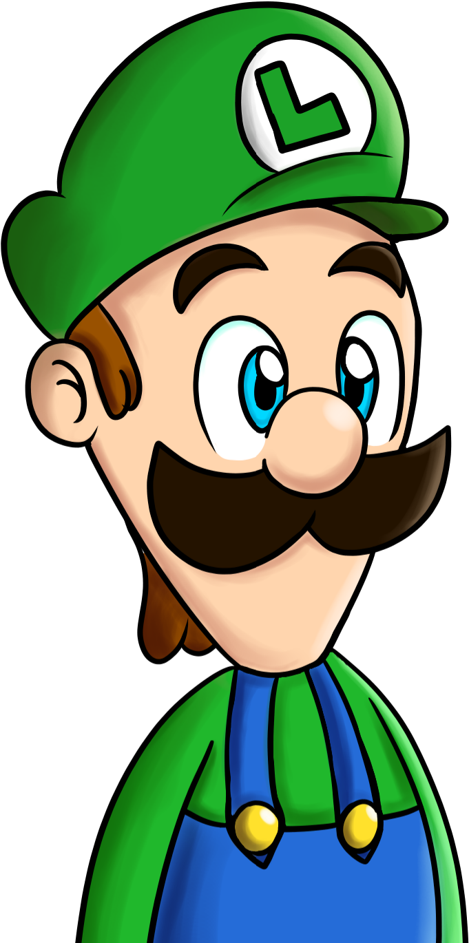 Luigi Clipart (872x1384), Png Download