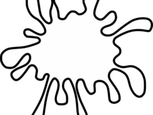 Splatter Clipart Outline Paint Png Download Full Size Clipart 2275889 Pinclipart