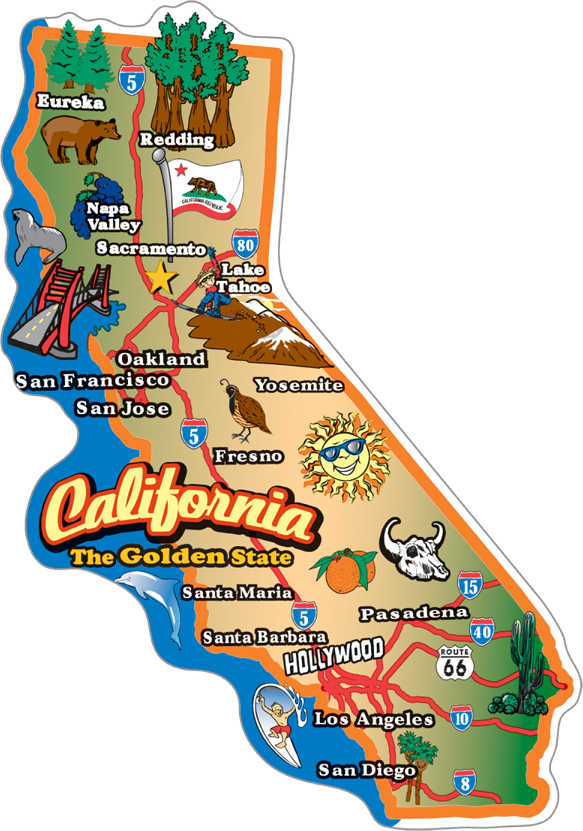 American, California, Changing, City, En, Én, Én, Geography, Clipart (583x831), Png Download
