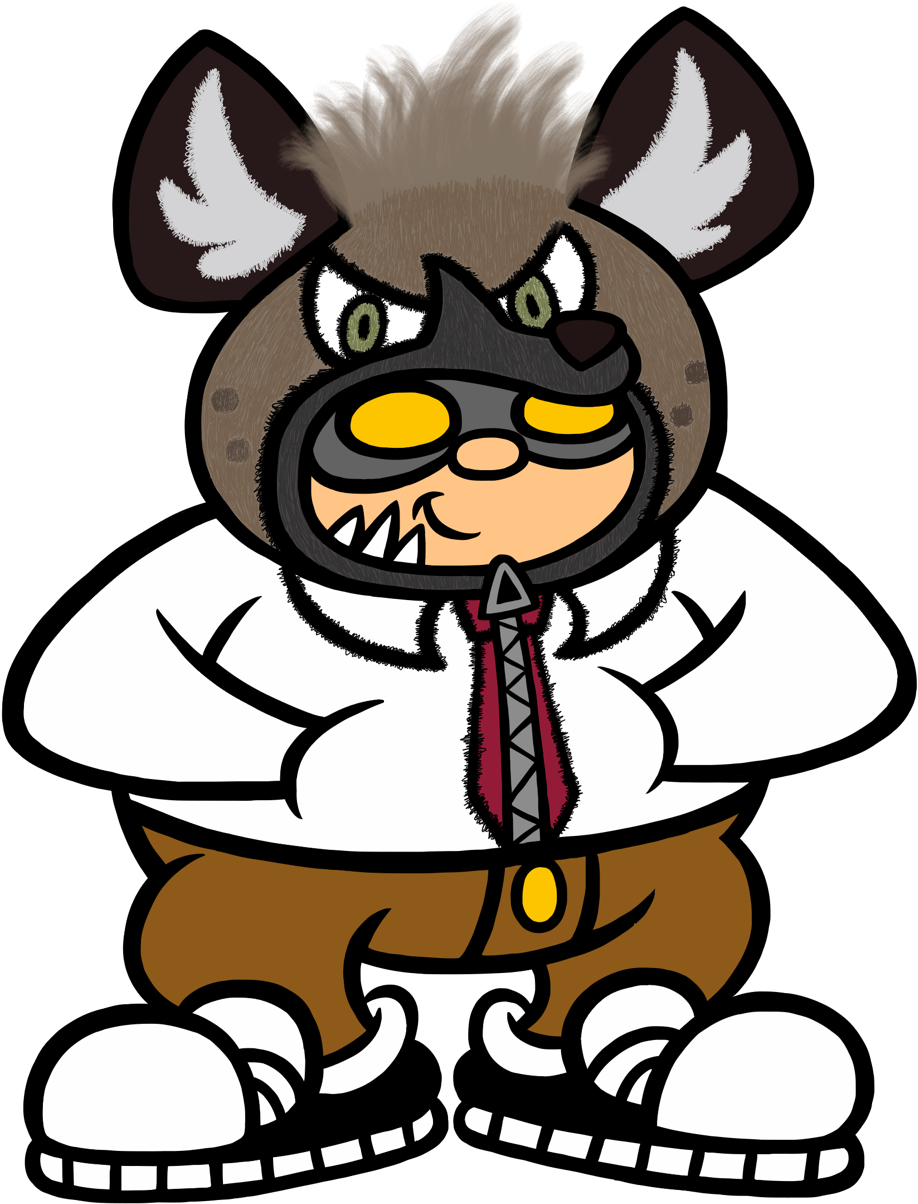 Hoagie In A Haida Hoodie Clipart (979x1280), Png Download