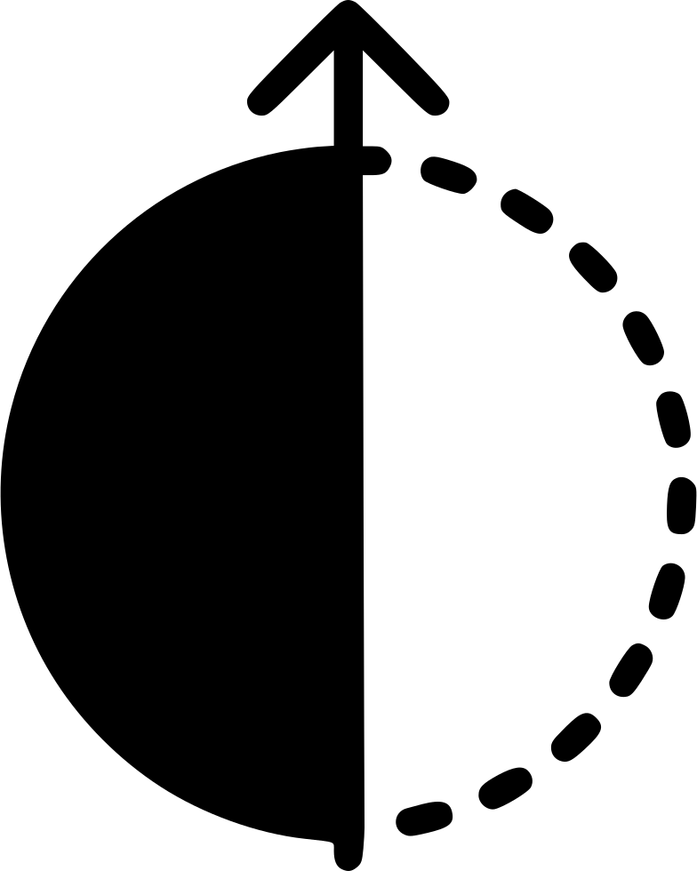 Half Orbit Comments Clipart (784x980), Png Download