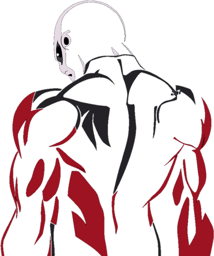 Jirenthegrey Jiren Dbs Anime Shadow Background Coolst Clipart (895x892), Png Download
