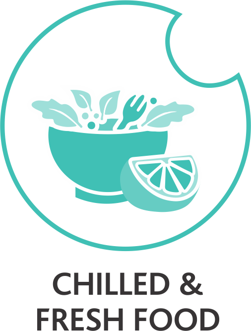 Fresh Products For Consumer's Convenience And Fish Clipart (506x667), Png Download