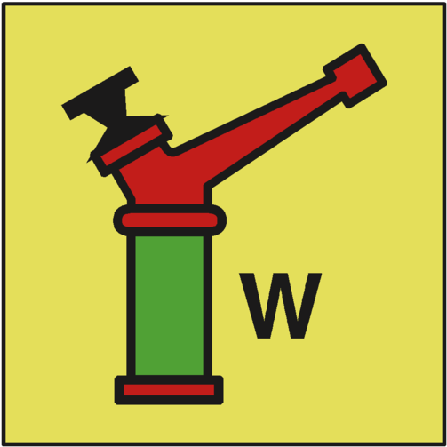 Water Monitor Imo Safety Sign Clipart (600x600), Png Download