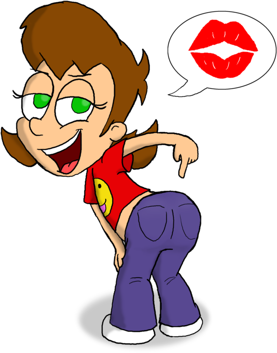 Image Kiss My Butt Clipart (600x734), Png Download