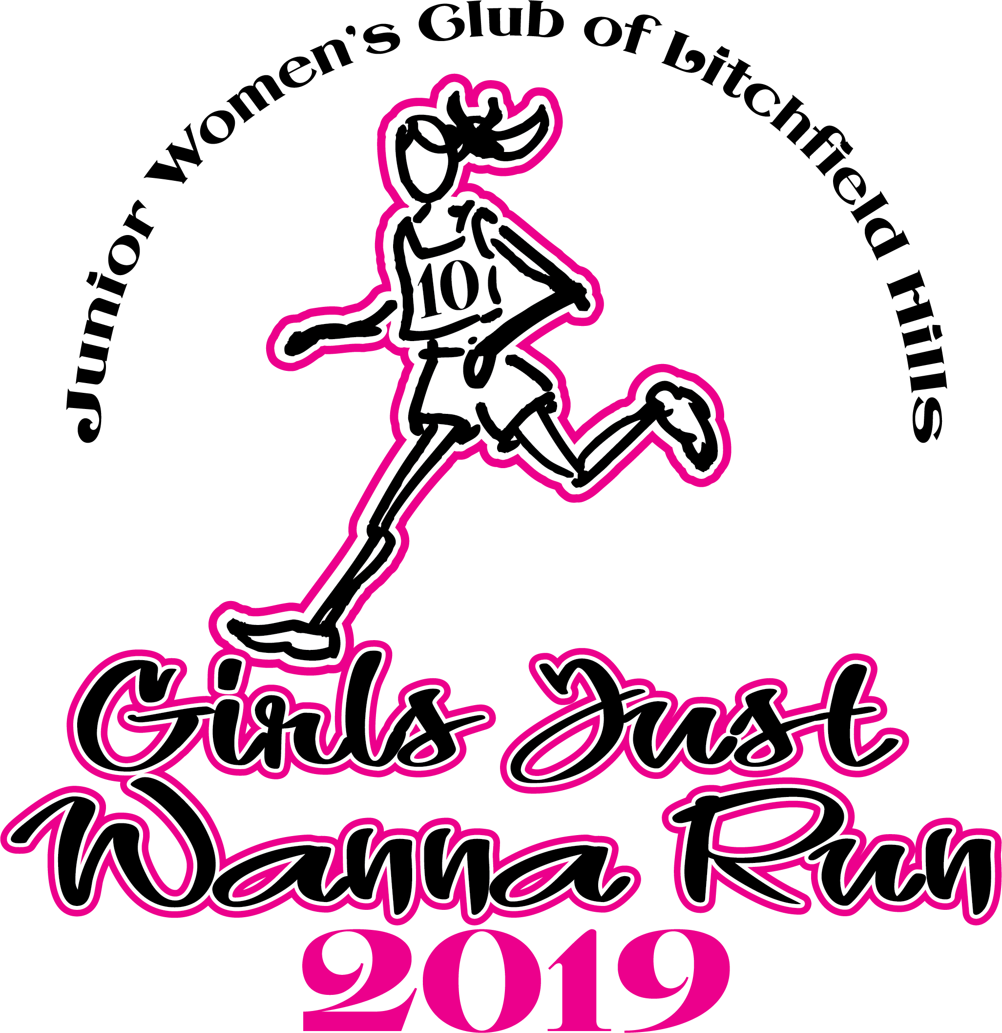 10th Annual Girls Just Wanna Run 5k @ 12 Noon Clipart (2052x2114), Png Download
