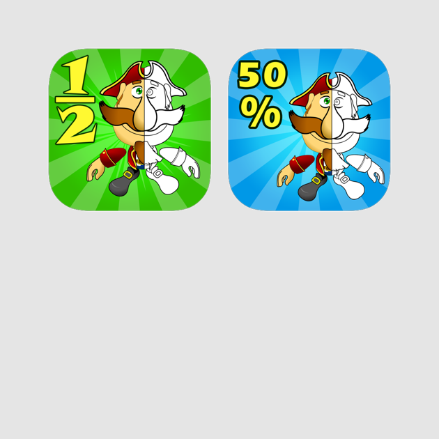 Fractions & Percent On The App Store Clipart (630x630), Png Download