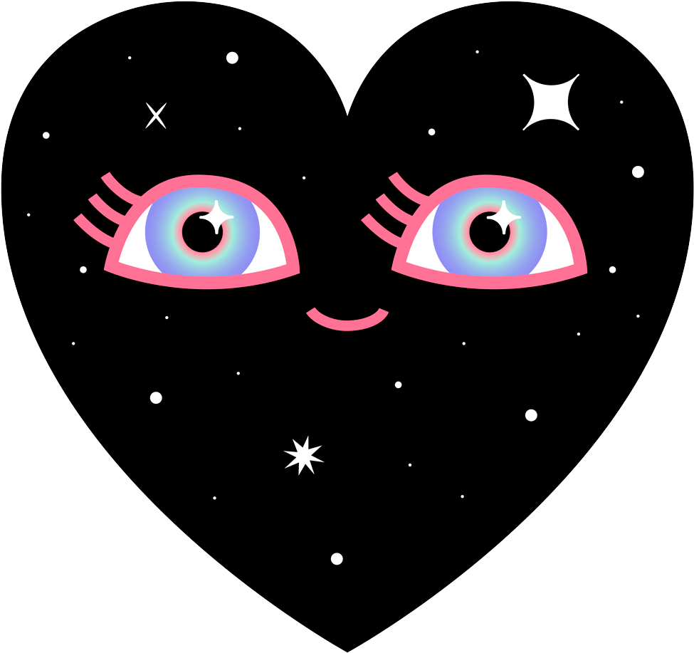 Heart Love Sticker By Sua Agape Clipart (1000x1000), Png Download