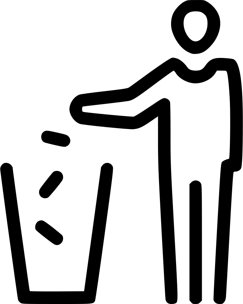 Garbage Tools And Utensils Icons Clipart (784x980), Png Download