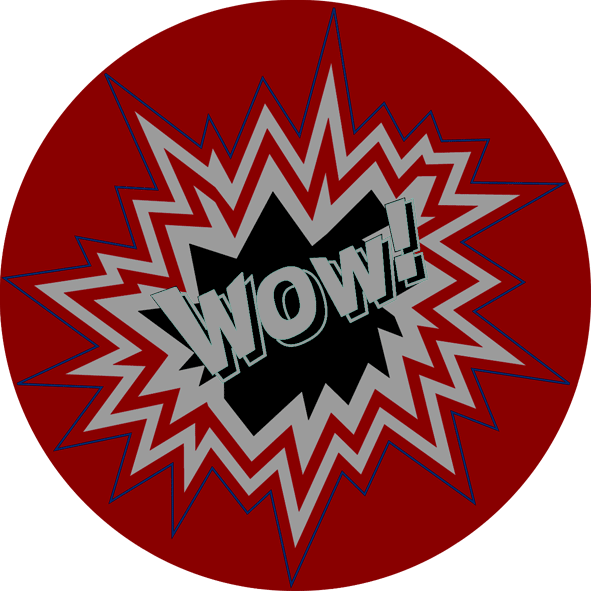 Animated Clipart Wow - Png Download (591x591), Png Download