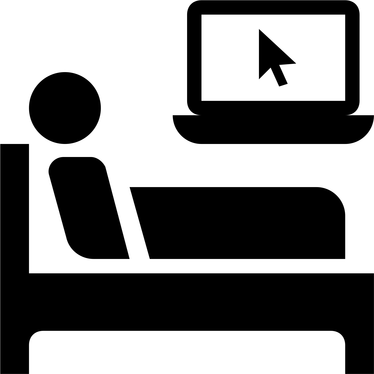 Bed Icon Png Clipart (1600x1600), Png Download