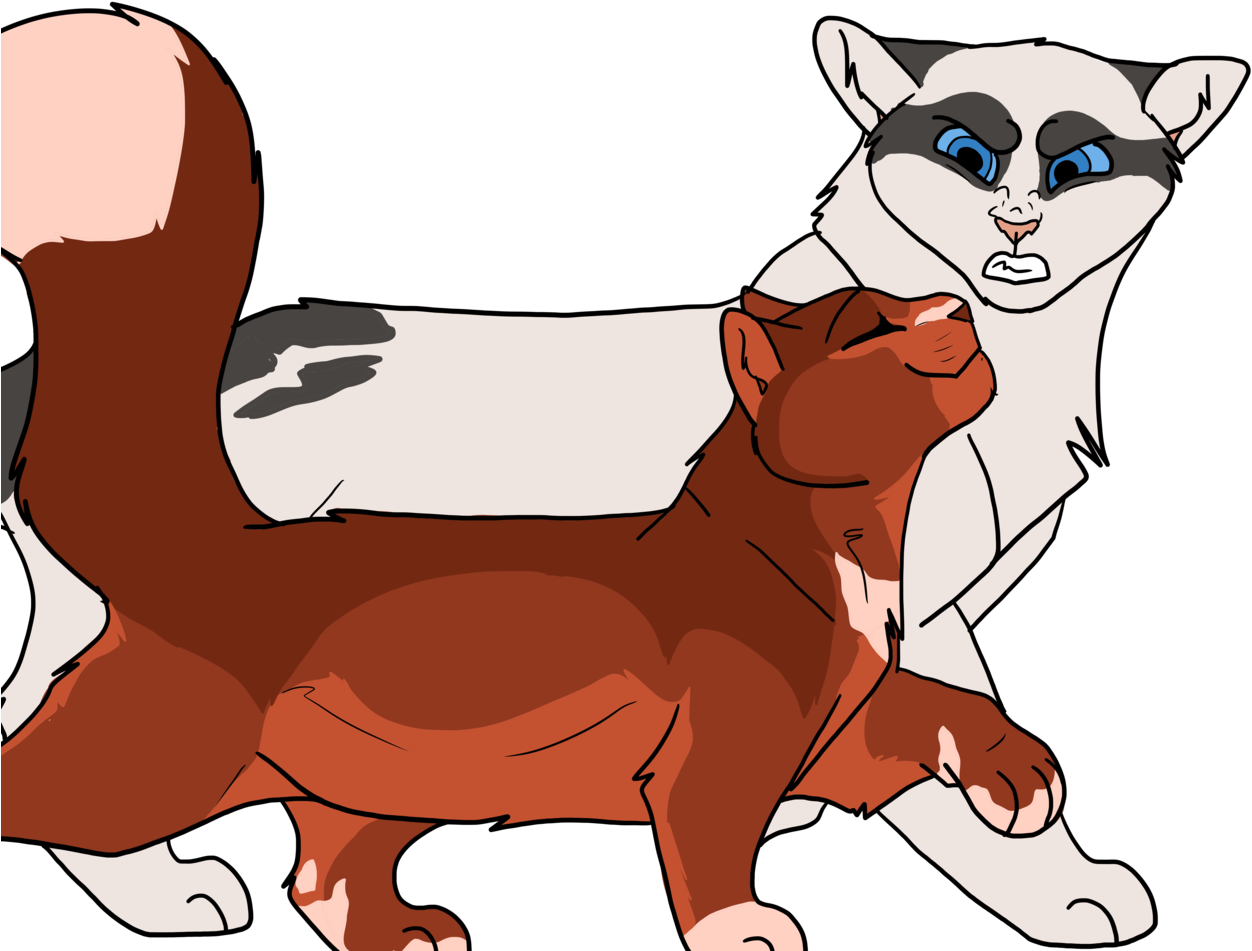 Darkpaw Follows His Little Sister On The Journey Because Clipart (1280x1009), Png Download