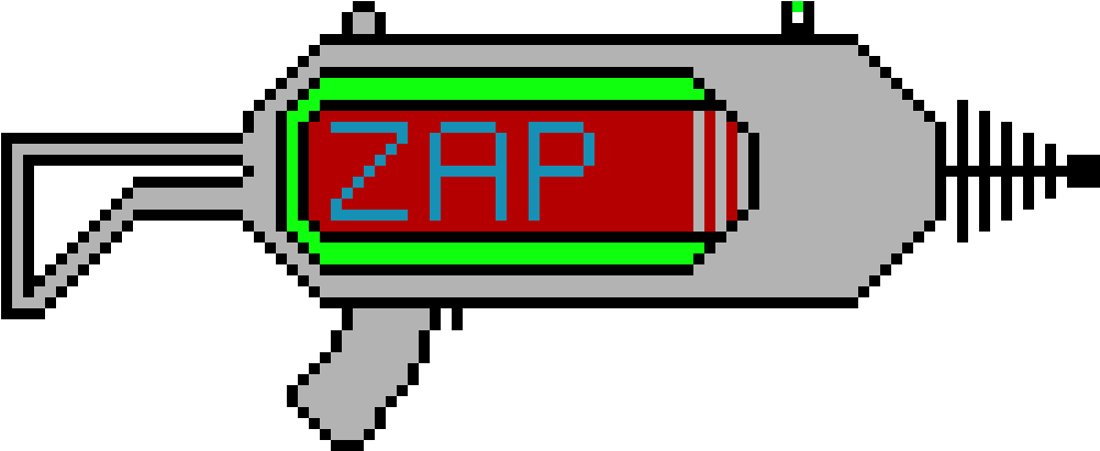 Zap Trap Zapper Gun Clipart (1210x540), Png Download