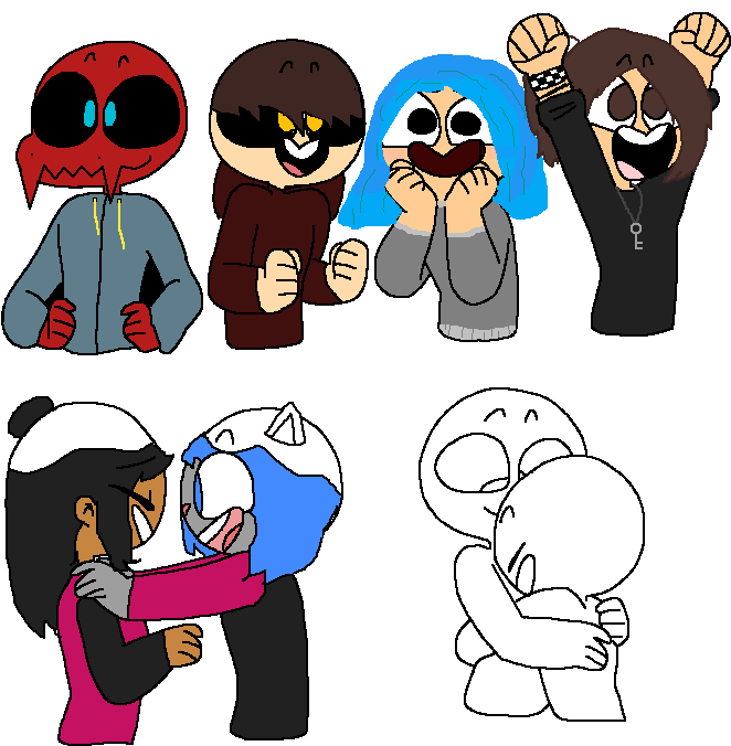 Yeah Snowy Has Two Kids Clipart (700x700), Png Download