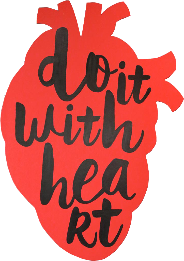 Do It With Heart Painting At Jp Marketing Office In Clipart (800x1064), Png Download