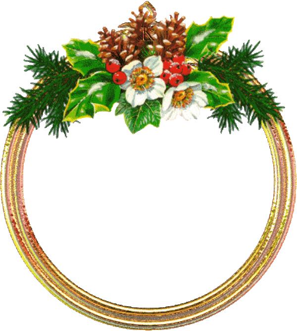 Cadres, Clusters Noël Clipart (600x668), Png Download