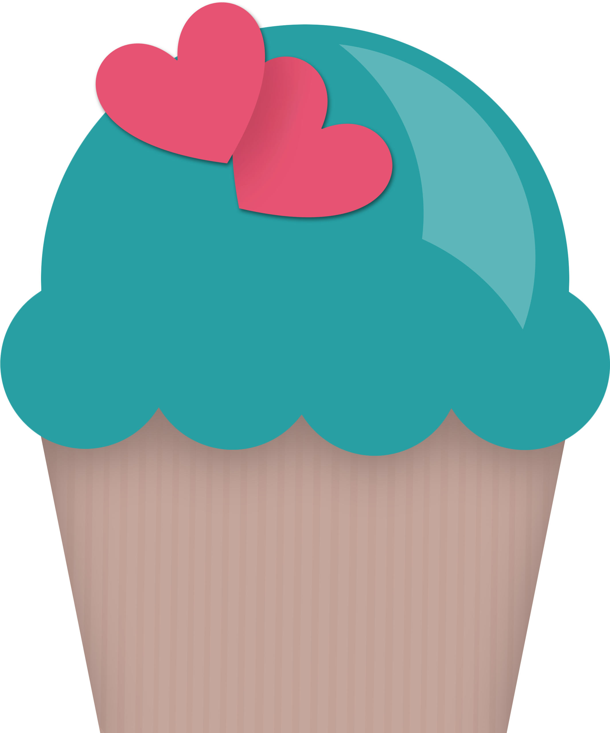 *✿**✿*cupcake*✿**✿* Clipart (2240x2659), Png Download