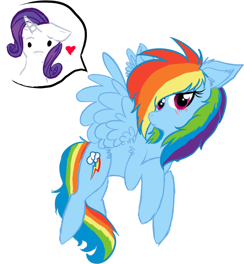 Pony Rainbow Dash Horse Clip Art Mammal Fish Vertebrate - Png Download (923x895), Png Download