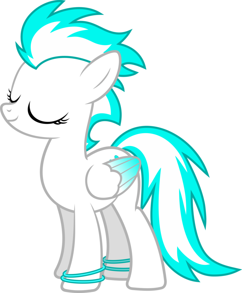 Mlp Oc Snow Paw Clipart (812x985), Png Download