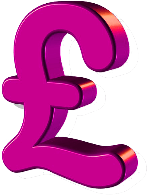 Pink Money Sign Clipart (624x674), Png Download