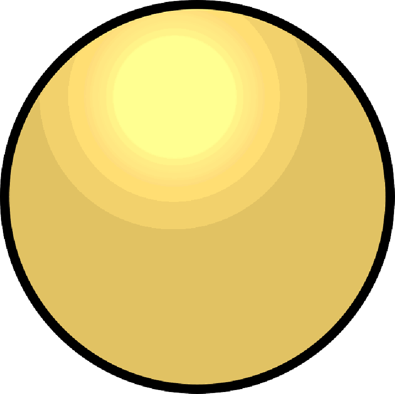 Button Yellow Round Public Domain Pictures Clipart (800x798), Png Download