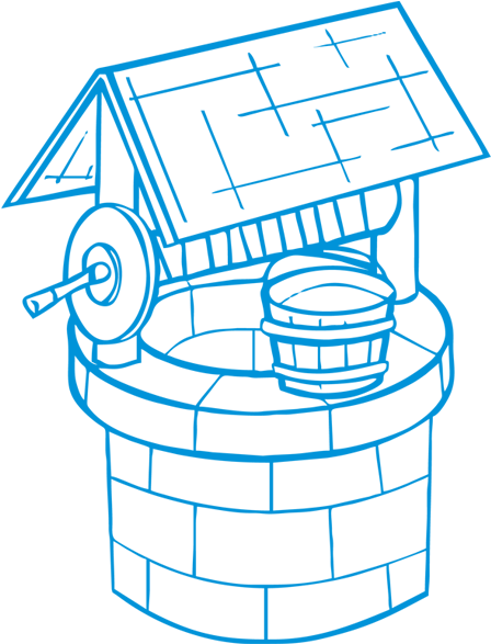 Digging Of 471 Water Well In Clipart (700x635), Png Download