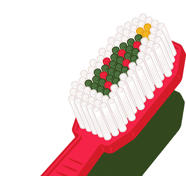 Christmas Toothbrush Clipart (800x600), Png Download