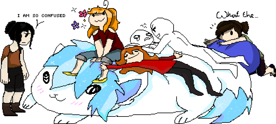 Sleepover Collab Clipart (1000x440), Png Download