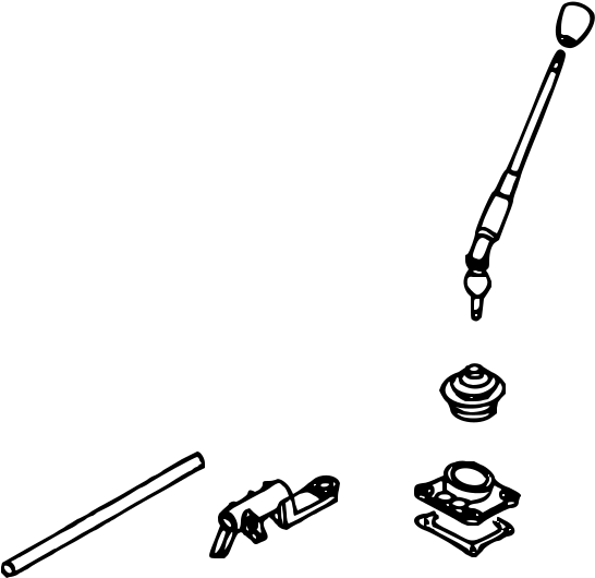 Genuine Nissan Gear Shift Lever Clipart (596x585), Png Download