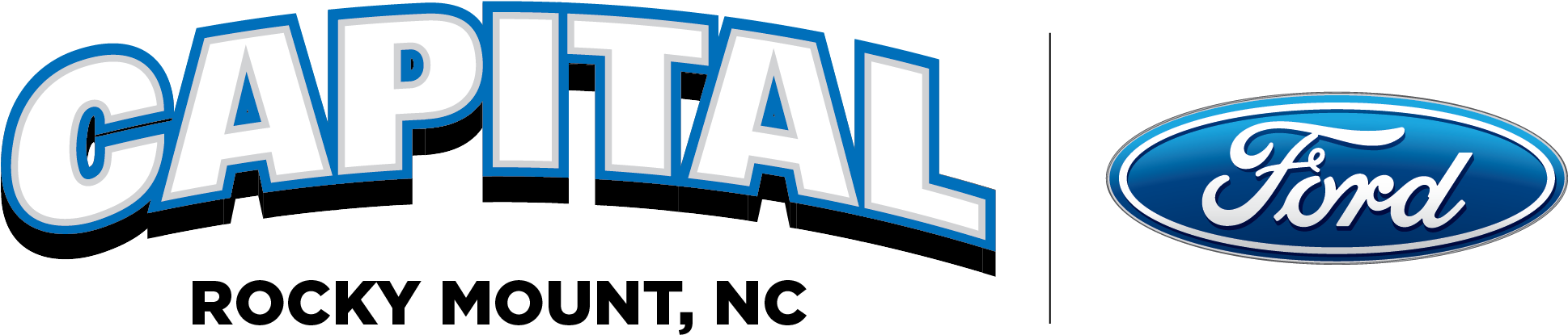 Capital Ford Rocky Mount Clipart (2024x485), Png Download