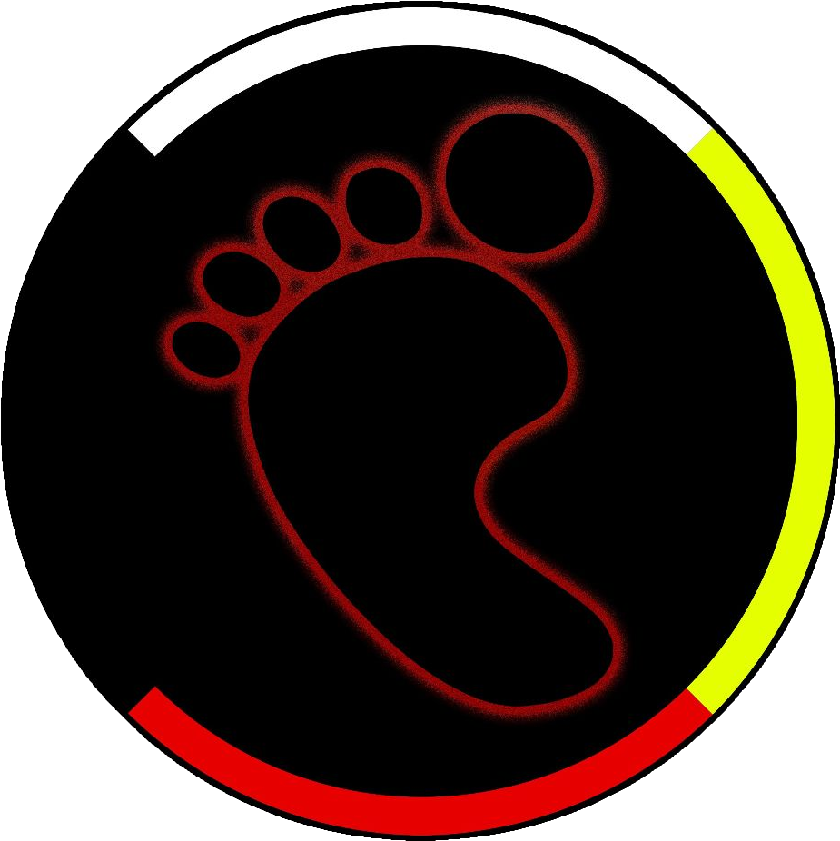 Red Path Movement Clipart (1080x1080), Png Download