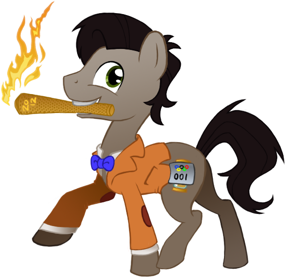 Doctor Who, Doctor Whooves, Earth Pony, Eleventh Doctor, Clipart (675x589), Png Download