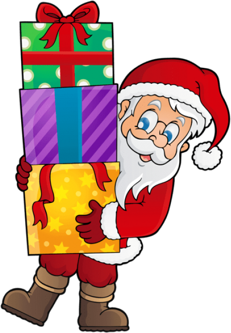 Free Png Transparent Santa With S Png Images Transparent Clipart (481x681), Png Download