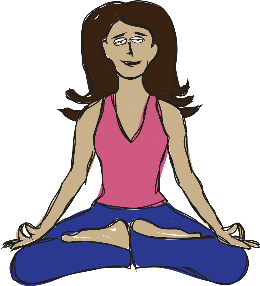 Yoga Clipart (1000x1000), Png Download