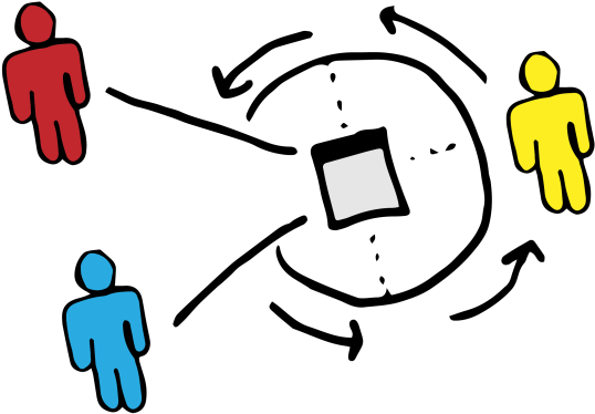 Digital Strategy Icons Process People Clipart (632x510), Png Download