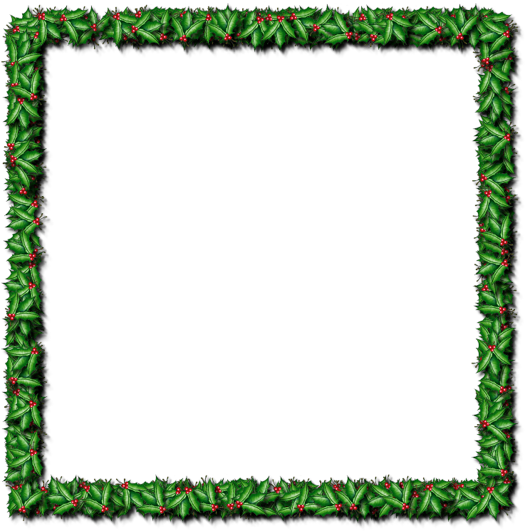 Christmas Frame 800 X Clipart (800x800), Png Download