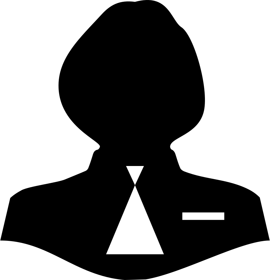 Woman Female Silhouette With Male Tie Comments Clipart (946x980), Png Download