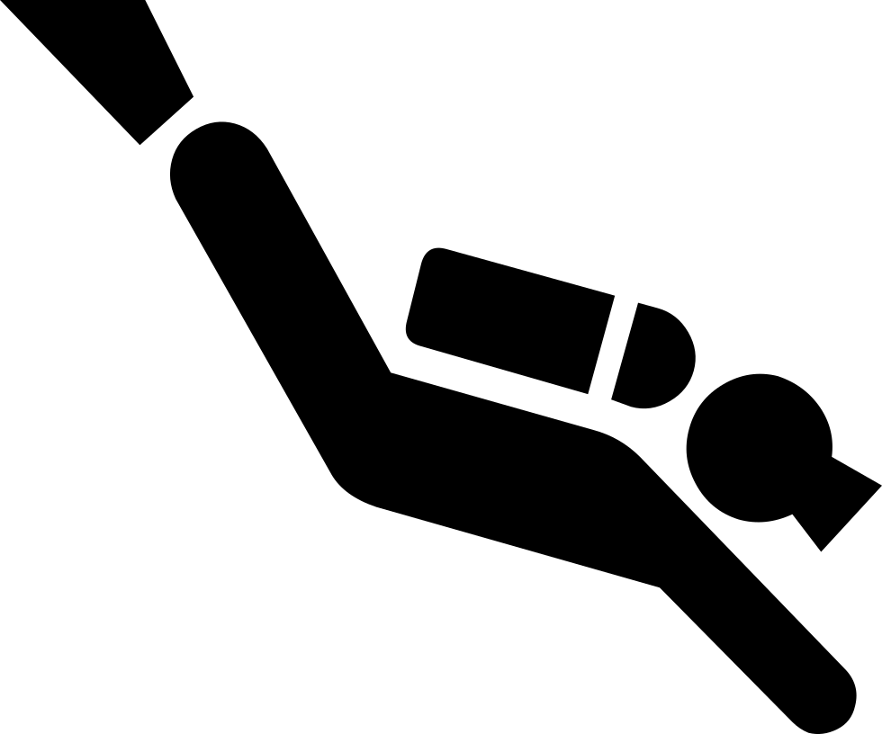 Diving Silhouette Comments Clipart (980x816), Png Download