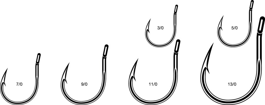 7264ob Jigging Assist Hook Clipart (900x359), Png Download