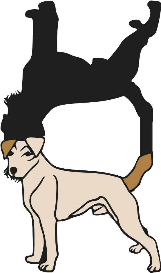Jack Russell By Request Clipart (577x963), Png Download