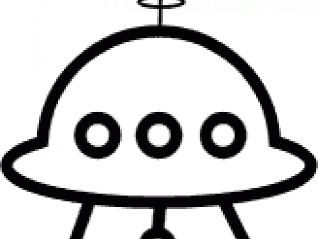 Drawn Spaceship Alien Spaceship Clipart (640x480), Png Download
