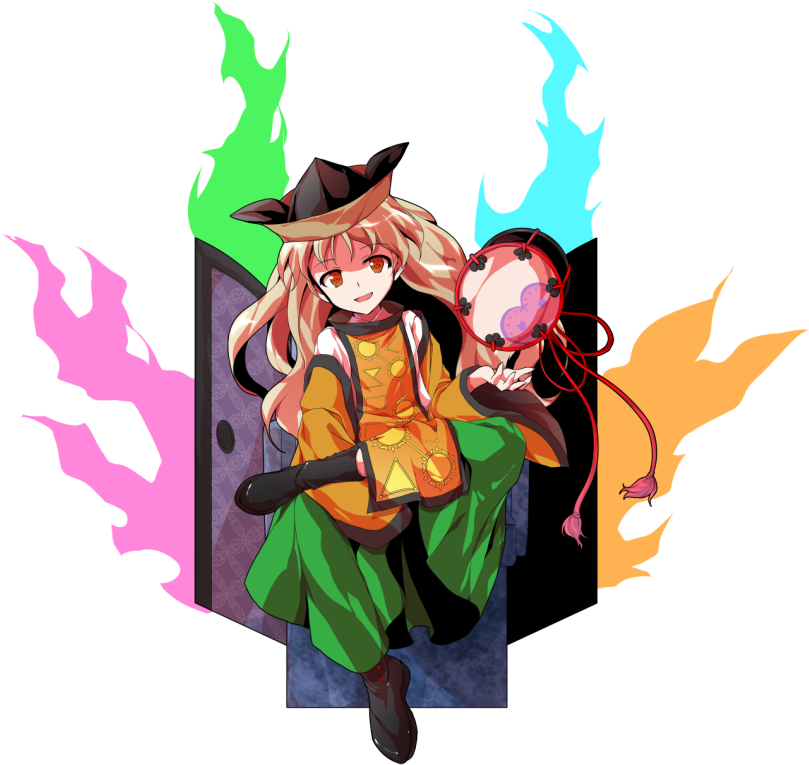 D Alphes Bangs Black Footwear Blonde Hair Blue Fire Clipart (850x789), Png Download