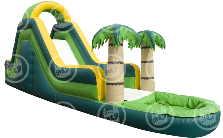 Dolphin Waterslide Rental, Fire Water Slide Rental, Clipart (750x536), Png Download
