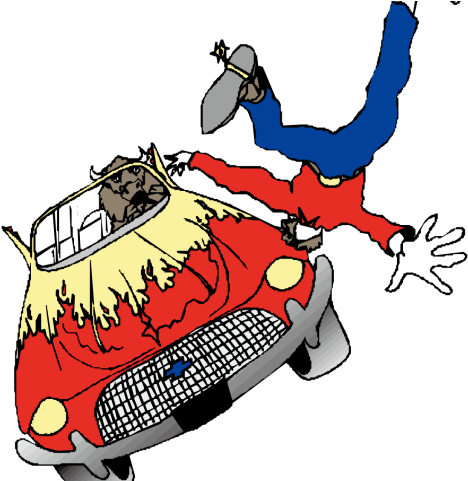 Traffic Clipart Traffic Scene - Png Download (640x480), Png Download