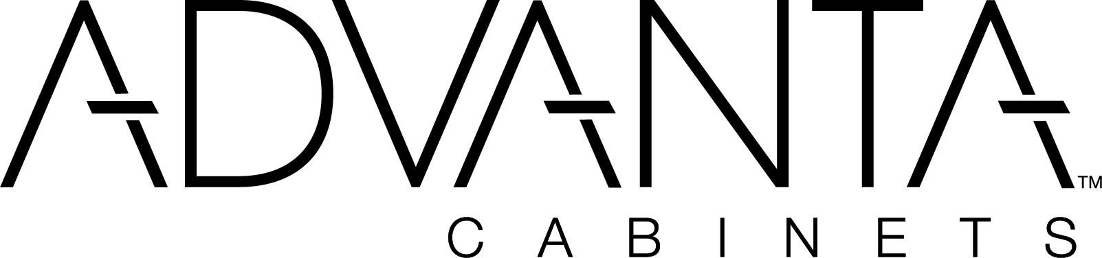 Advantalogoblack Clipart (1603x376), Png Download