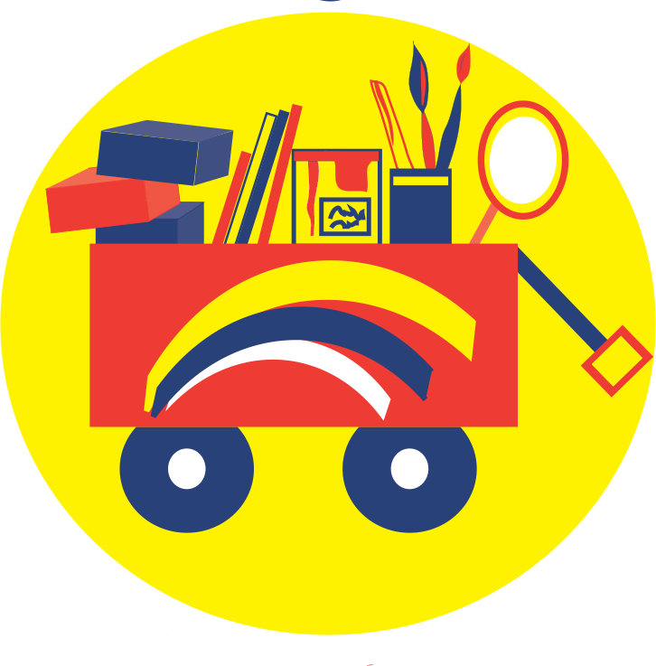 Red Wagon Clip Art - Png Download (726x737), Png Download