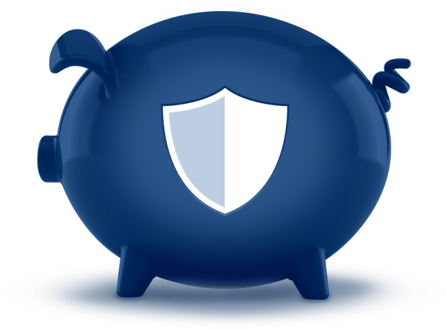 3d Blue Savings Overdraft Piggy Bank Featuredcontent Clipart (700x700), Png Download