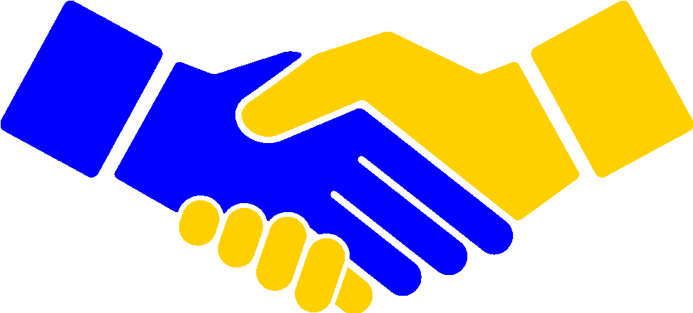 Clip Art Transparent Handshake Clipart Unity - Png Download (1000x487), Png Download